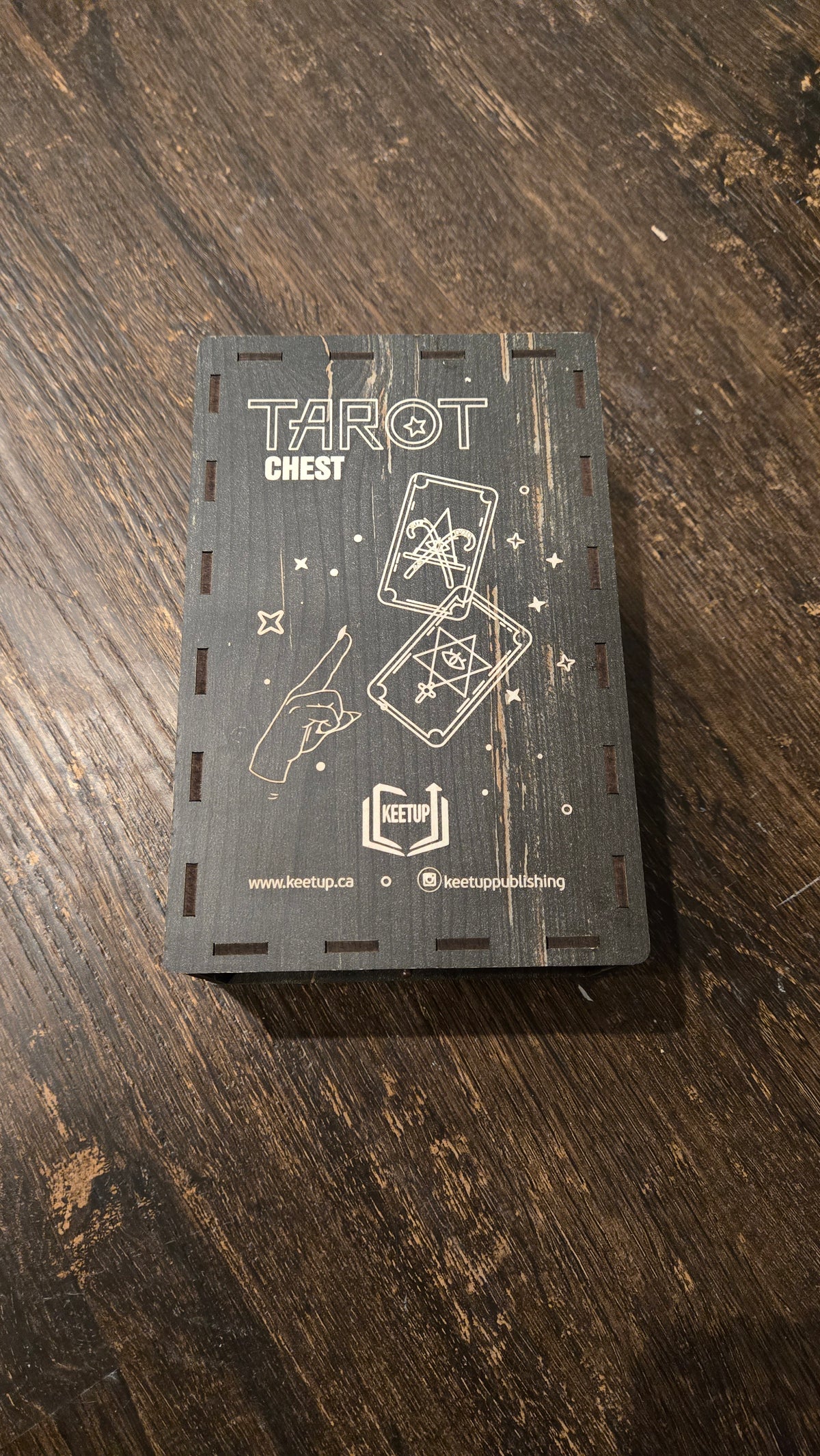 Wooden Tarot Box