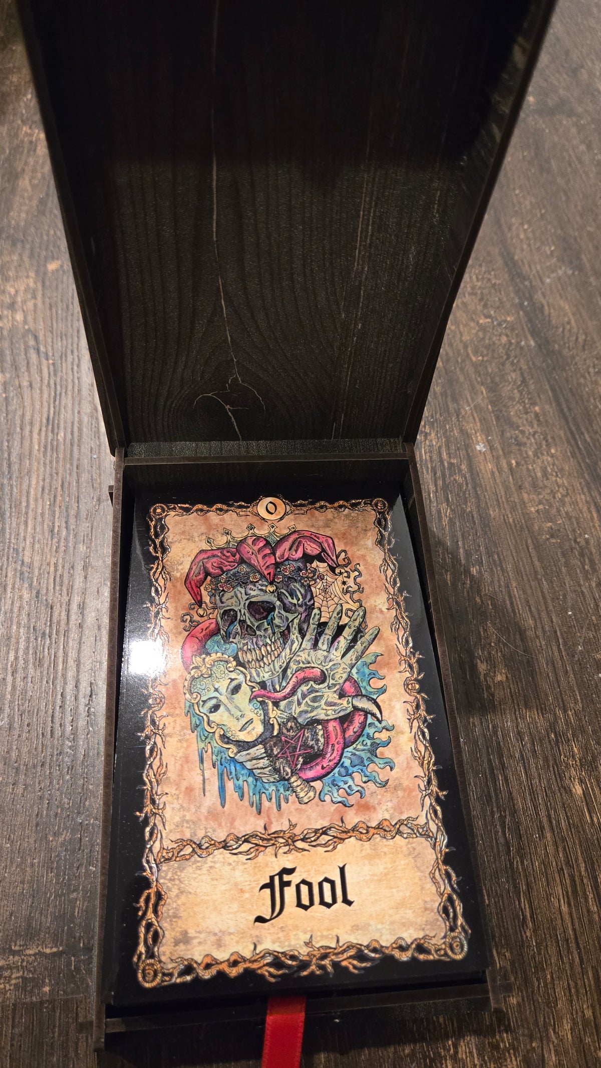 Wooden Tarot Box