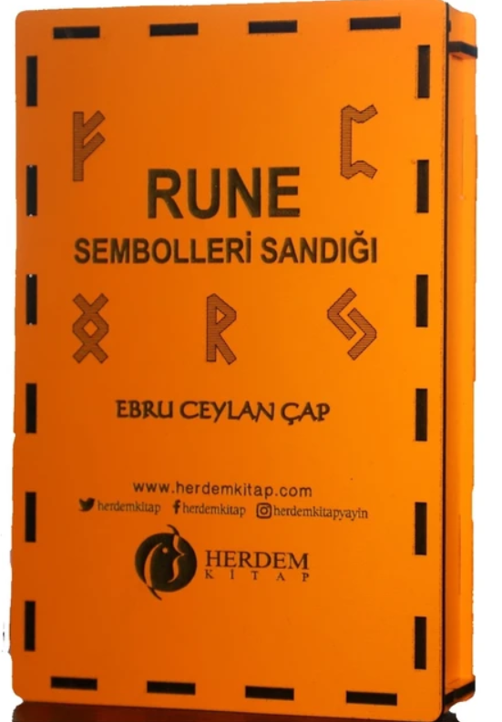 Rune Sembolleri Sandığı - Ahşap Kutulu